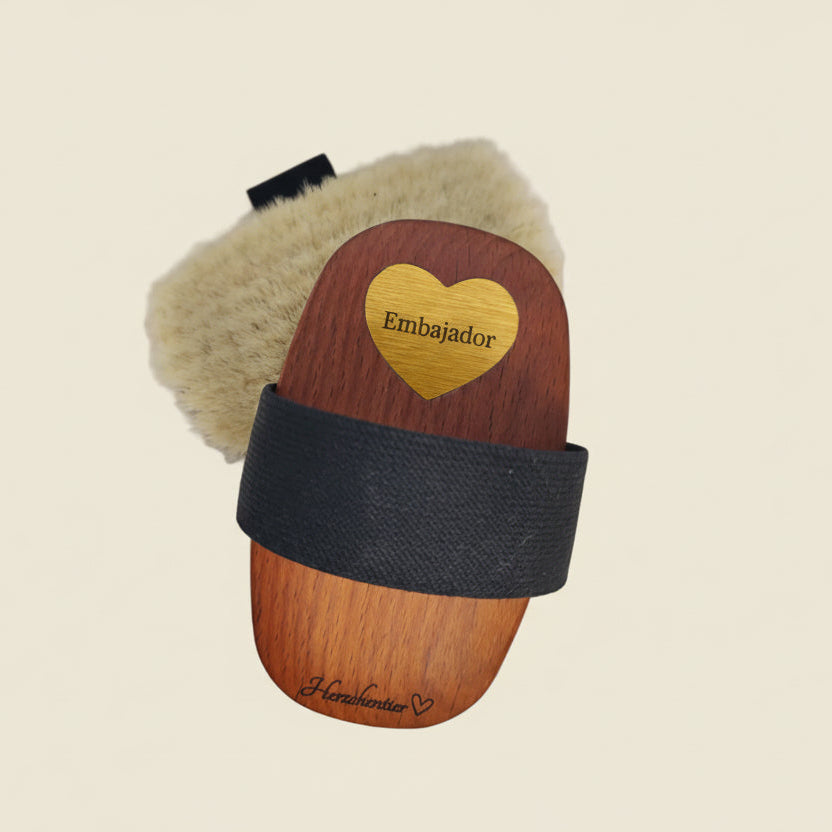 Schmusebürste Goldenes Herz