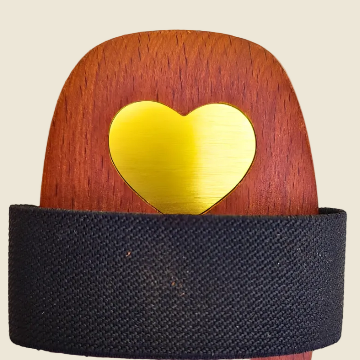 Pferdekopfbürste Goldenes Herz