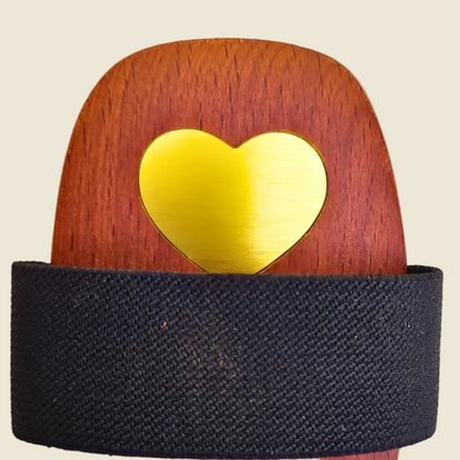 Pferdekopfbürste Goldenes Herz